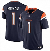 Men & Women & Youth Denver Broncos #1 Evan Engram Navy 2025 F.U.S.E. Alternate Vapor Limited Stitched Jersey,baseball caps,new era cap wholesale,wholesale hats